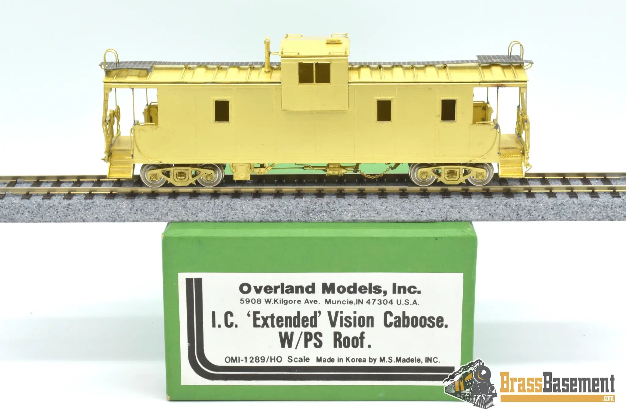 HO Brass - OMI 1290 Illinois Central 'Extended' Vision Caboose - Stanr ...
