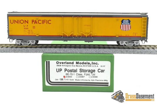 HO Brass - OMI 1309.1 Union Pacific UP Postal Storage BE-70-1 #9300 - F/P Passenger