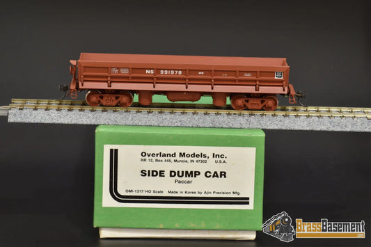 Ho Brass - Omi 1317 Norfolk Southern Mow Side Dump Car Pro Finished Freight