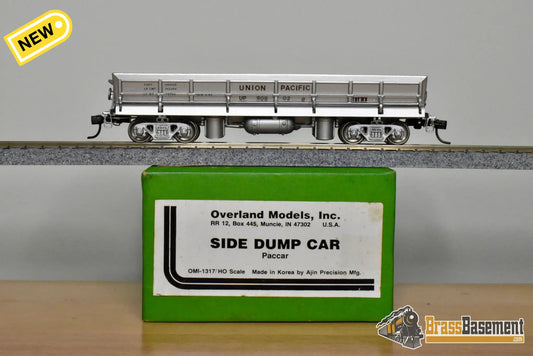 HO Brass – OMI 1317 – Union Pacific Paccar Side Dump Car #908028 – Custom Painted - Brass Maintenance-of-Way Car