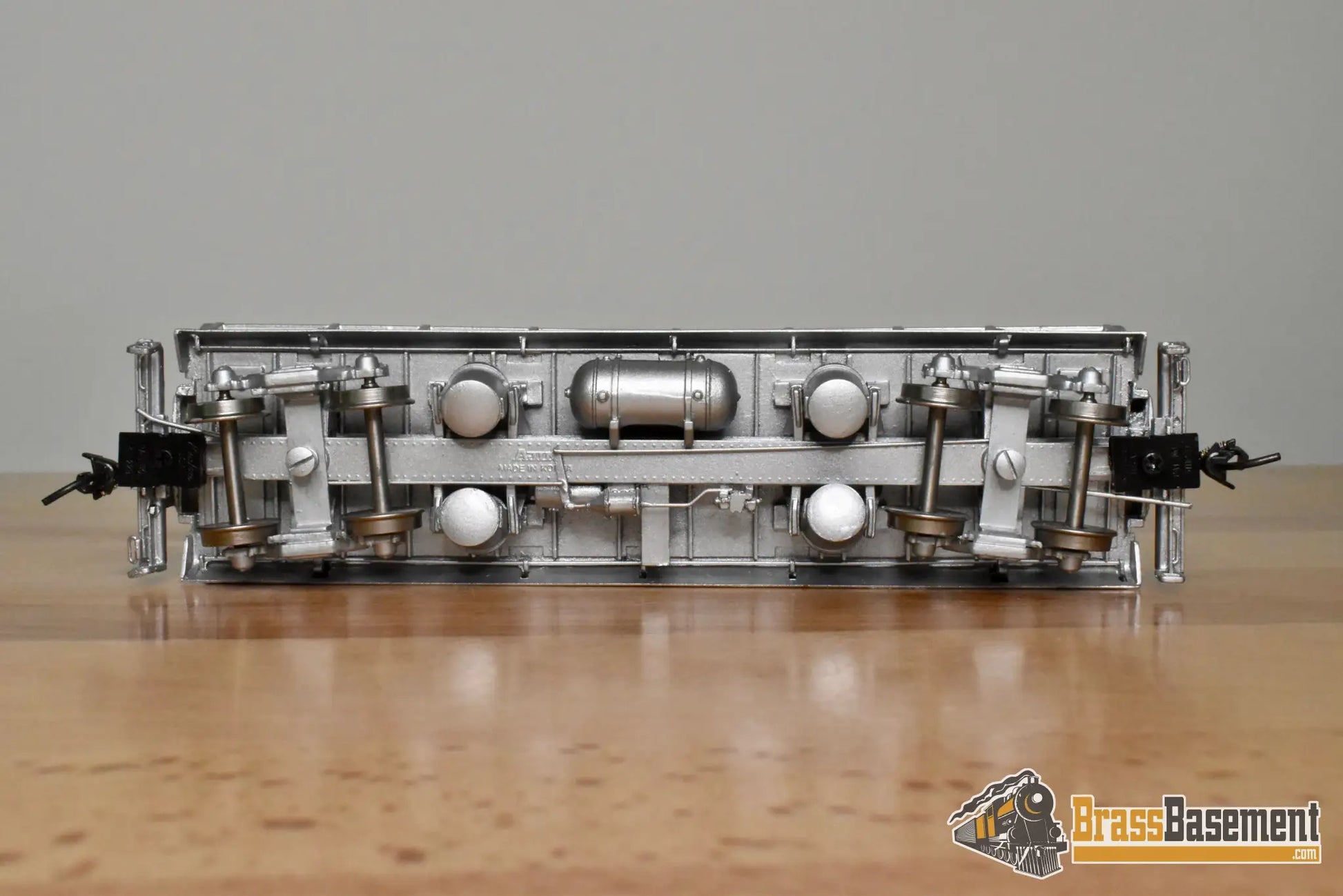 HO Brass – OMI 1317 – Union Pacific Paccar Side Dump Car #908028 – Custom Painted - Brass Maintenance-of-Way Car