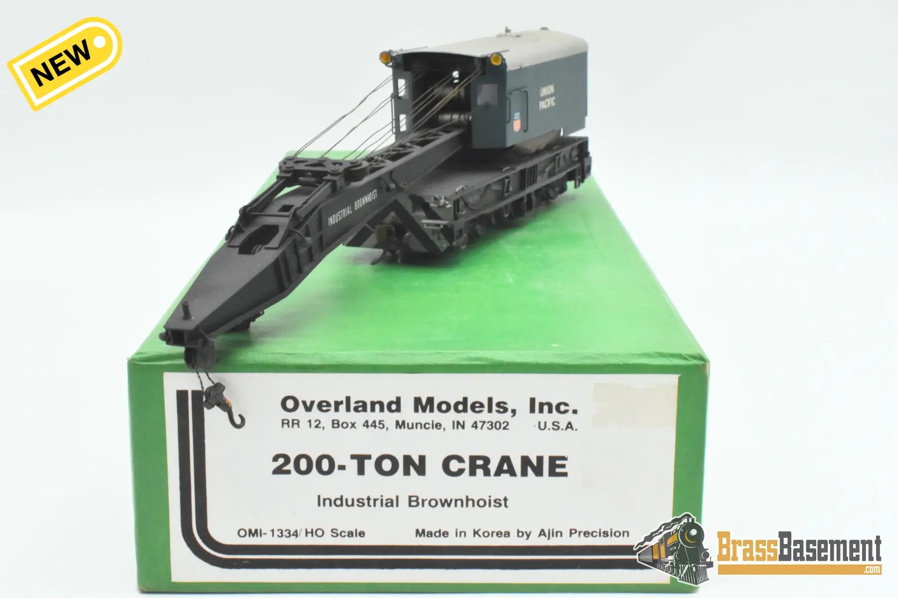 HO Brass - OMI 1334 Union Pacific UP Industrial Brownhoist #903402 - C/P Freight