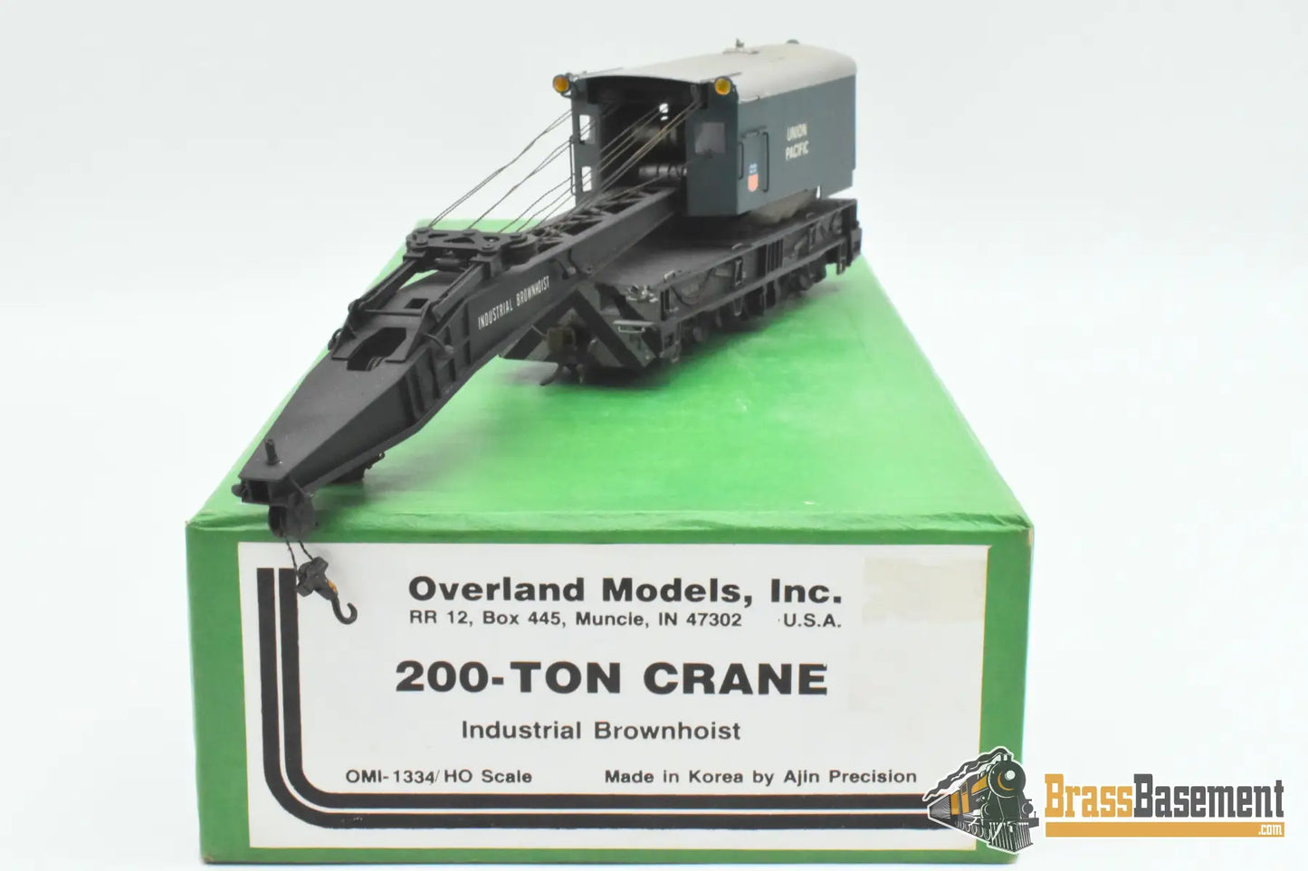 HO Brass - OMI 1334 Union Pacific UP Industrial Brownhoist #903402 - C/P Freight