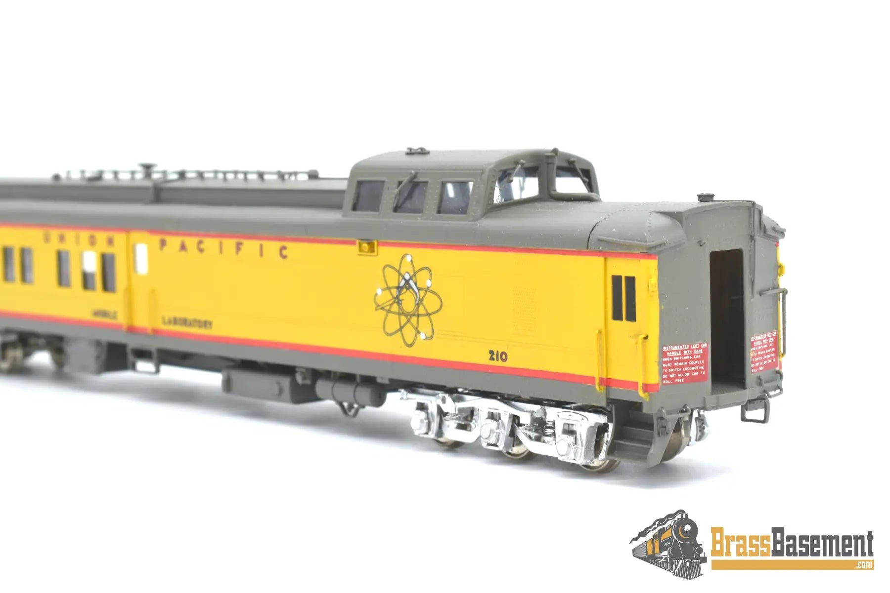 Ho Brass - Omi 1337 Union Pacific #210 Dynamometer Car Original Pro Custom Passenger