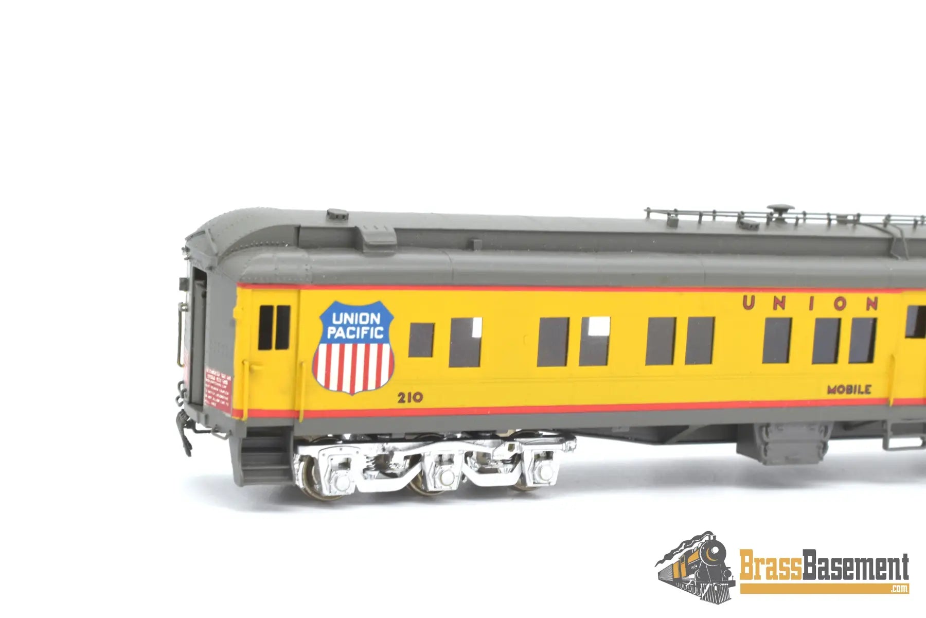Ho Brass - Omi 1337 Union Pacific #210 Dynamometer Car Original Pro Custom Passenger