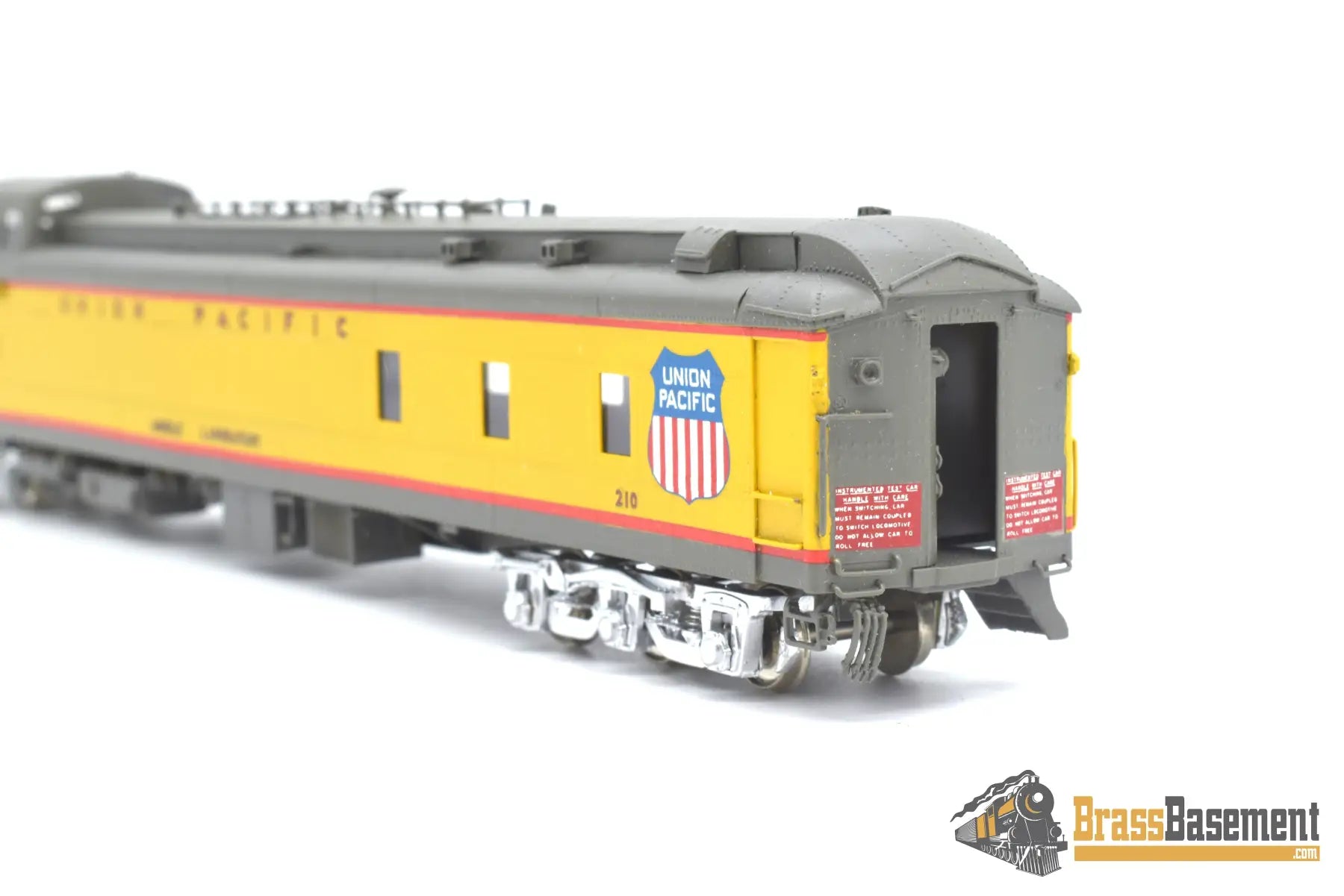 Ho Brass - Omi 1337 Union Pacific #210 Dynamometer Car Original Pro Custom Passenger