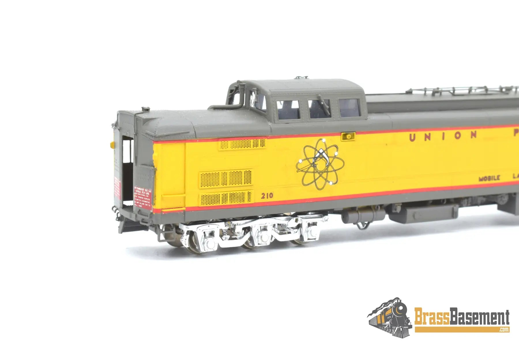 Ho Brass - Omi 1337 Union Pacific #210 Dynamometer Car Original Pro Custom Passenger