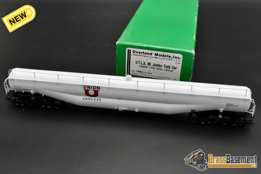 HO Brass – OMI 1352.1 UTLX Union Tank Car 89’ Jumbo Tank Car – #83699 – F/P White – Mint Freight Car