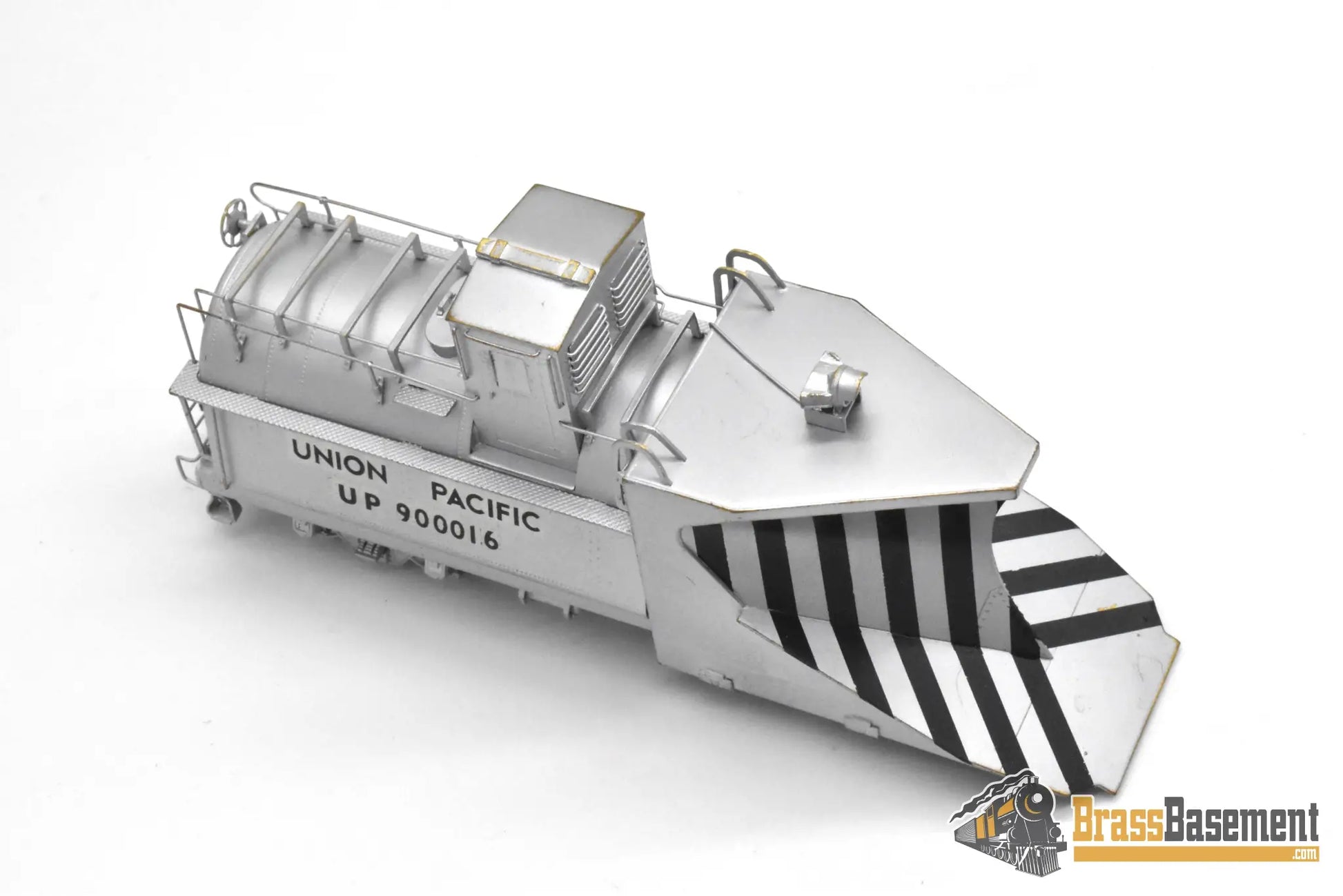 HO Brass – OMI 1385 – Union Pacific Snow Plow #900016 – Painted - Brass Maintenance-of-Way Equipment