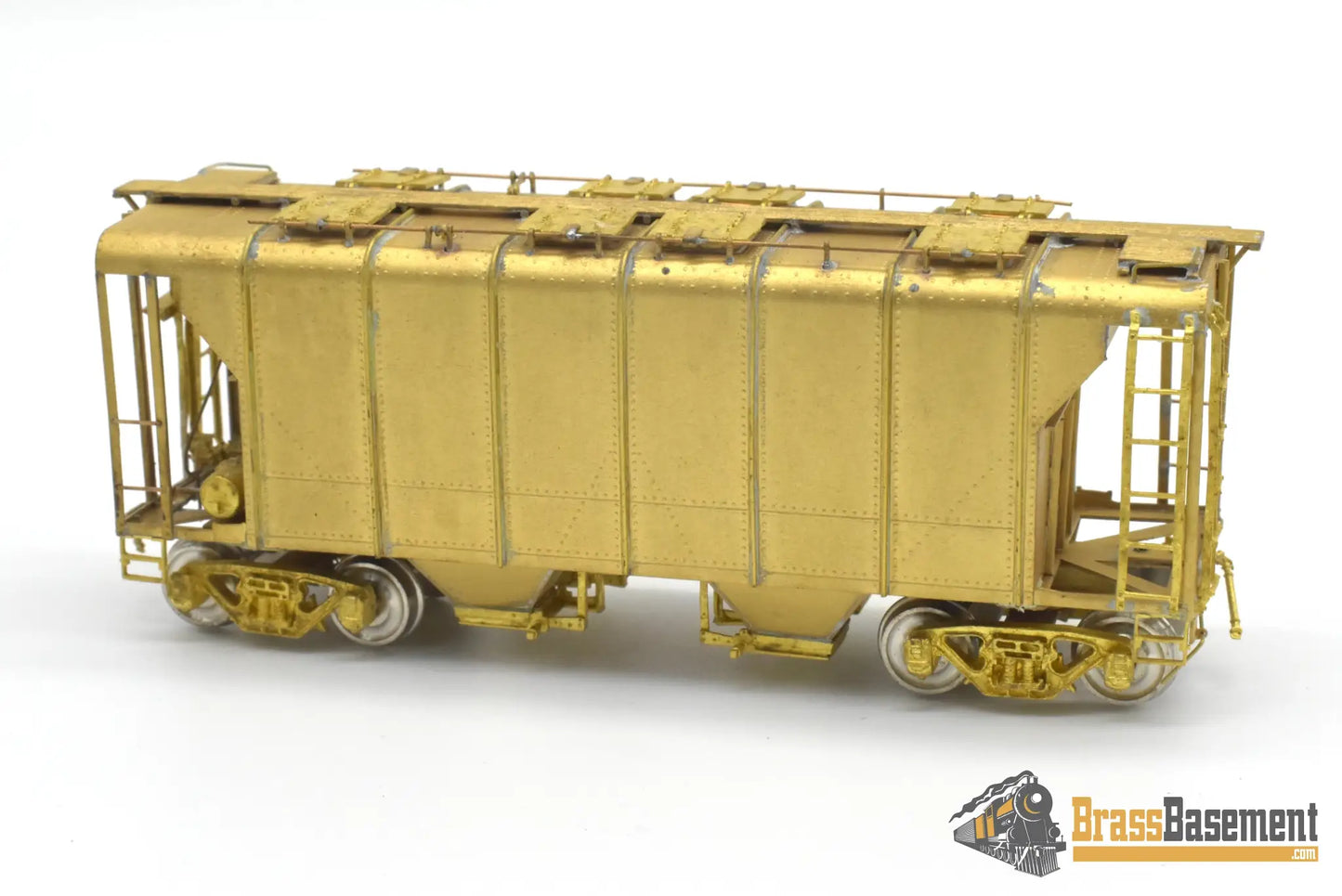 HO Brass - OMI 1390 Baltimore & Ohio B&O N-34 WagonTop Covered Hopper - MINT Unpainted Freight