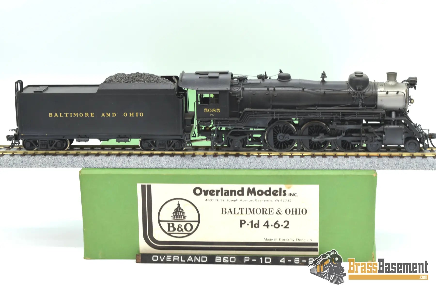 Ho Brass - Omi 1403 B&O Baltimore & Ohio P - 1D 4 - 6 - 2 Custom Paint