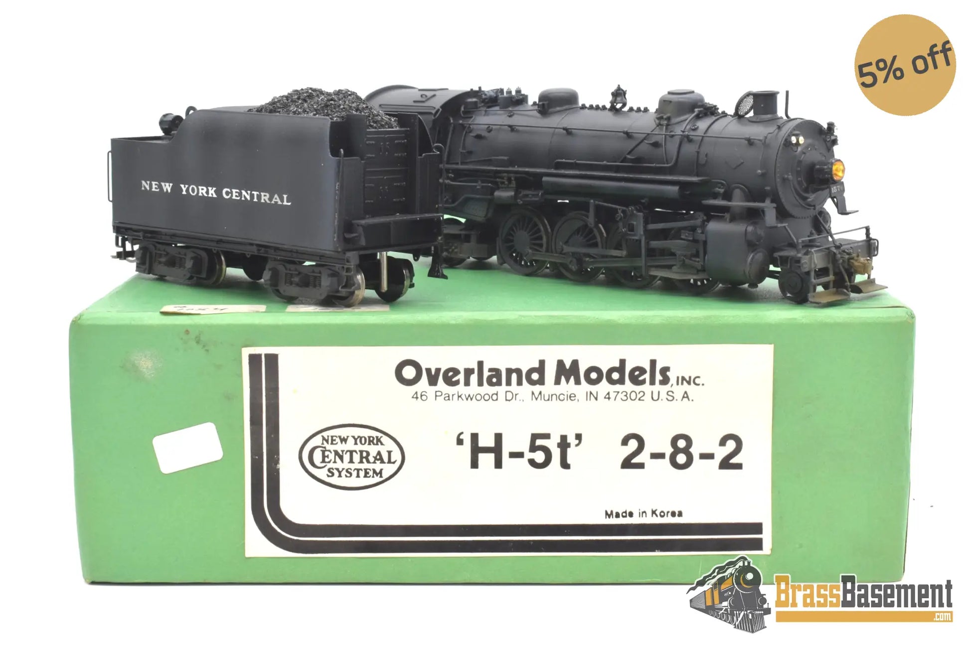 Ho Brass - Omi 1418 New York Central Nyc H - 5T 2 - 8 - 2 #1576 Mikado Nice Custom Steam