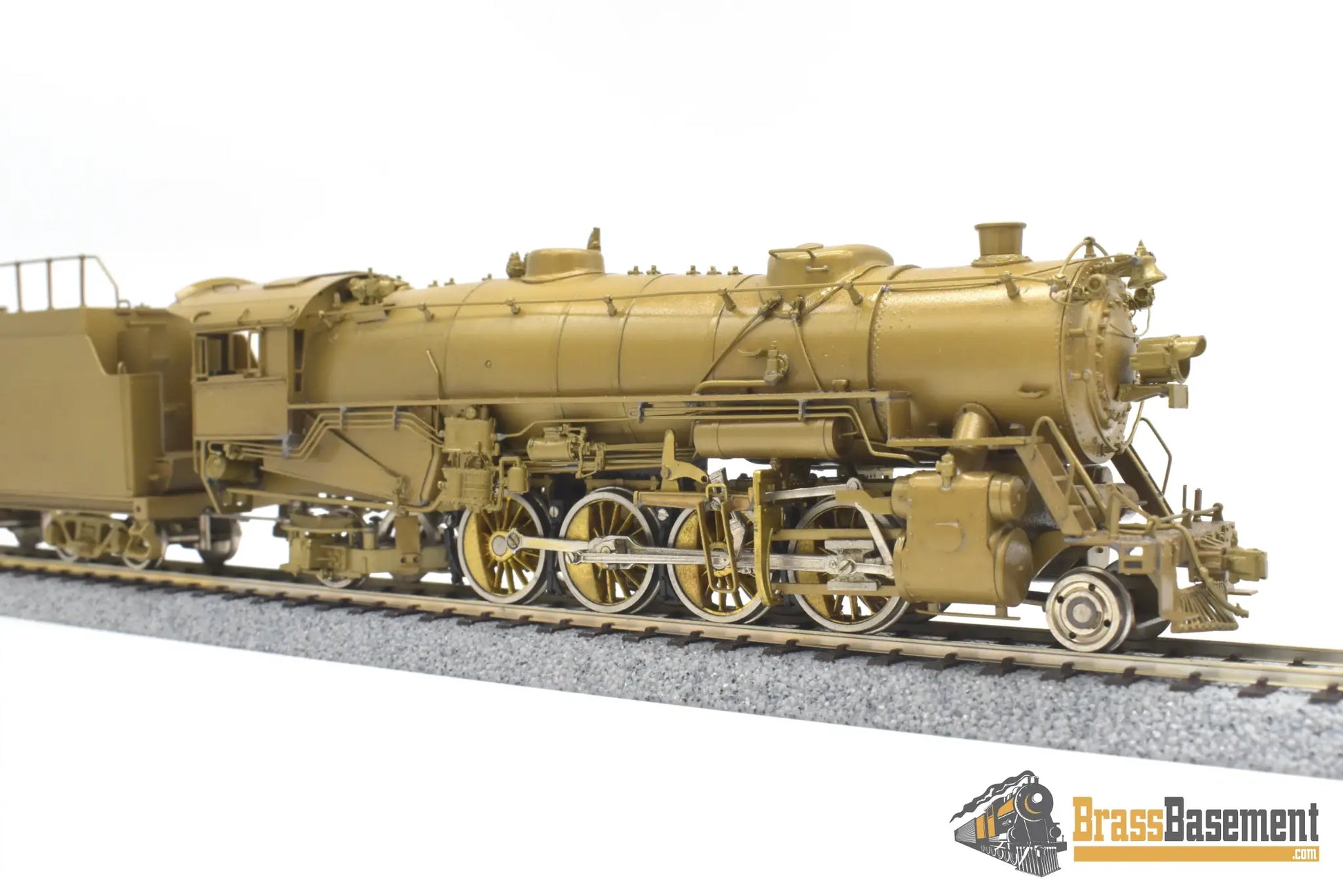 Ho Brass - Omi 1427 Cb&Q Burlington O-4 2-8-2 Heavy Mikado Unpainted Steam