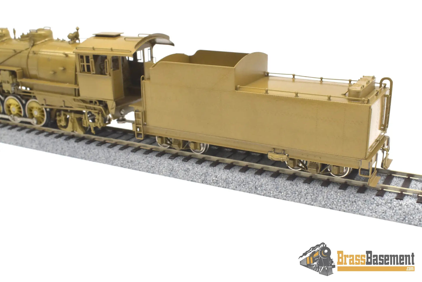 Ho Brass - Omi 1432 Cb&Q Burlington M-2A 2-10-2 W/ Elesco Fwh Unpainted Steam