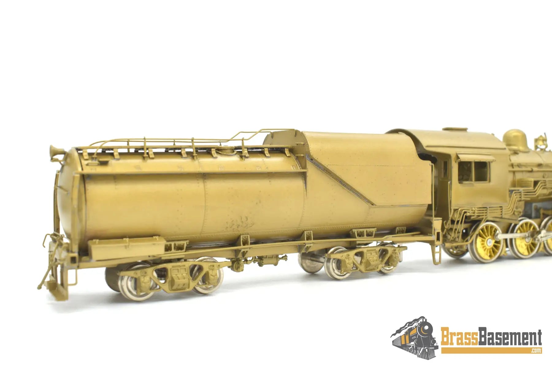 Ho Brass - Omi 1433 Chesapeake & Ohio G - 9 2 - 8 - 0 12Vc Tender Unpainted Rok - Am Steam
