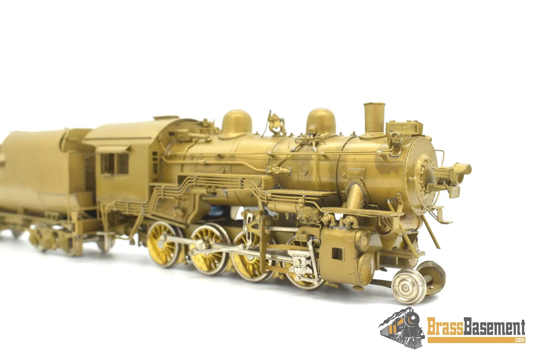 Ho Brass - Omi 1433 Chesapeake & Ohio G - 9 2 - 8 - 0 12Vc Tender Unpainted Rok - Am Steam
