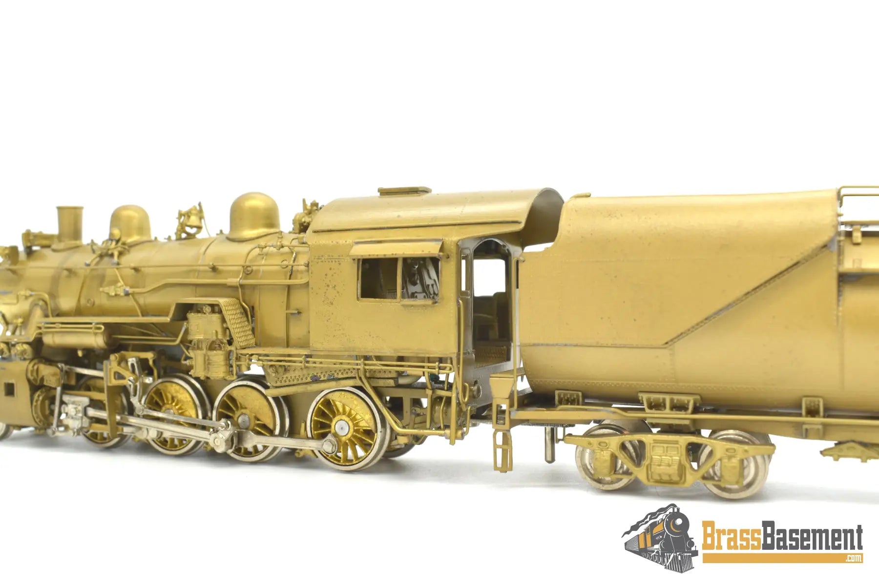 Ho Brass - Omi 1433 Chesapeake & Ohio G - 9 2 - 8 - 0 12Vc Tender Unpainted Rok - Am Steam