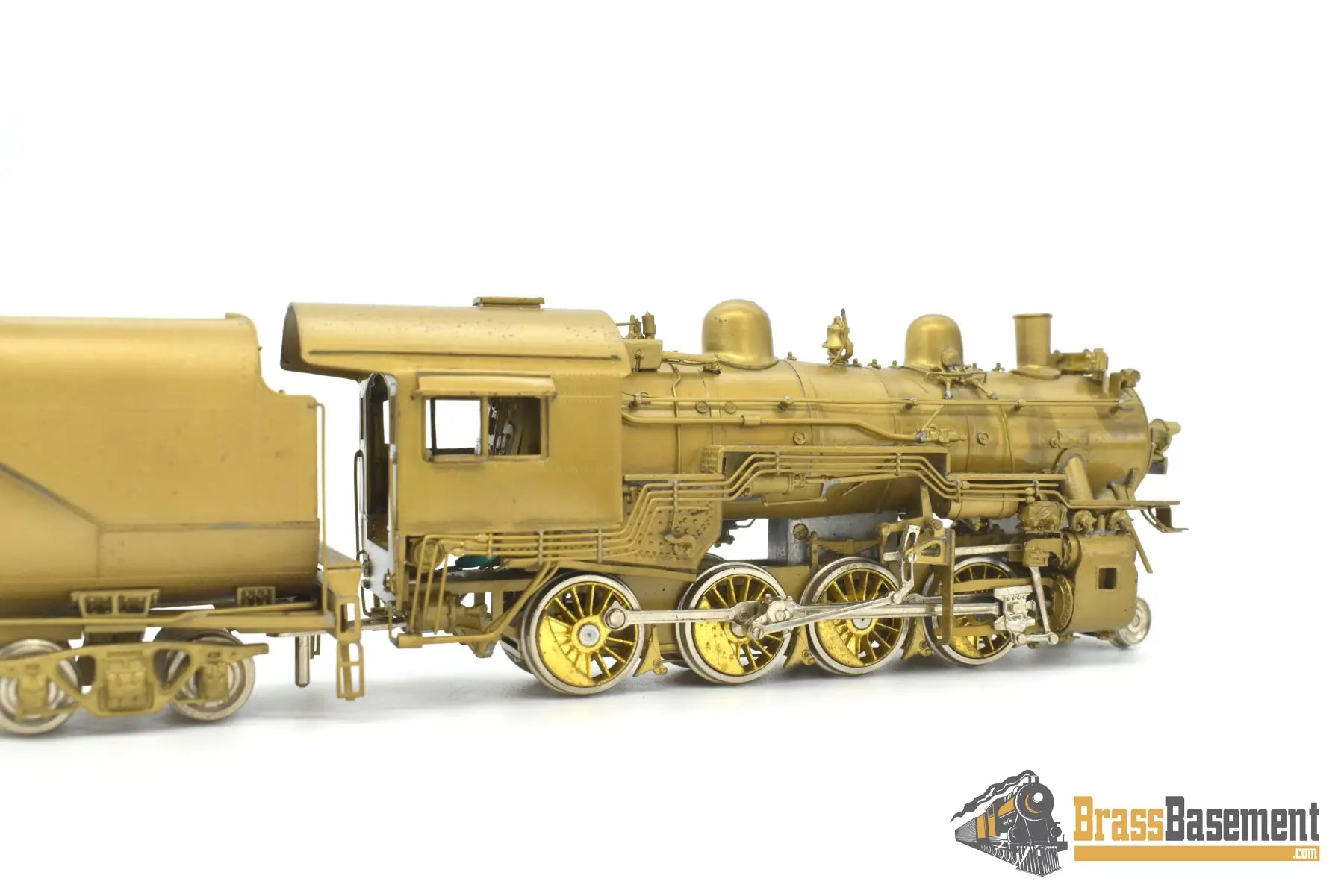 Ho Brass - Omi 1433 Chesapeake & Ohio G - 9 2 - 8 - 0 12Vc Tender Unpainted Rok - Am Steam