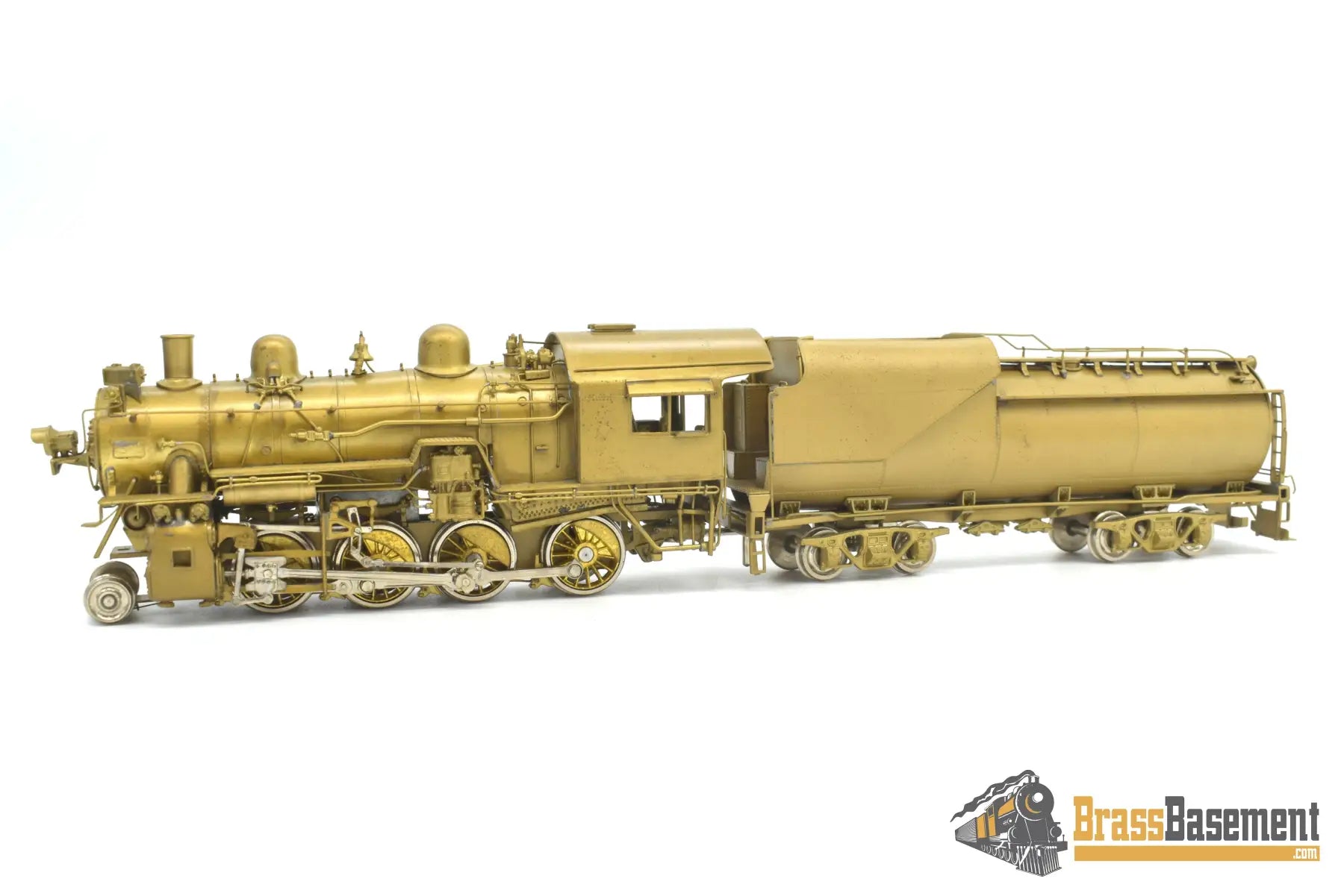 Ho Brass - Omi 1433 Chesapeake & Ohio G - 9 2 - 8 - 0 12Vc Tender Unpainted Rok - Am Steam