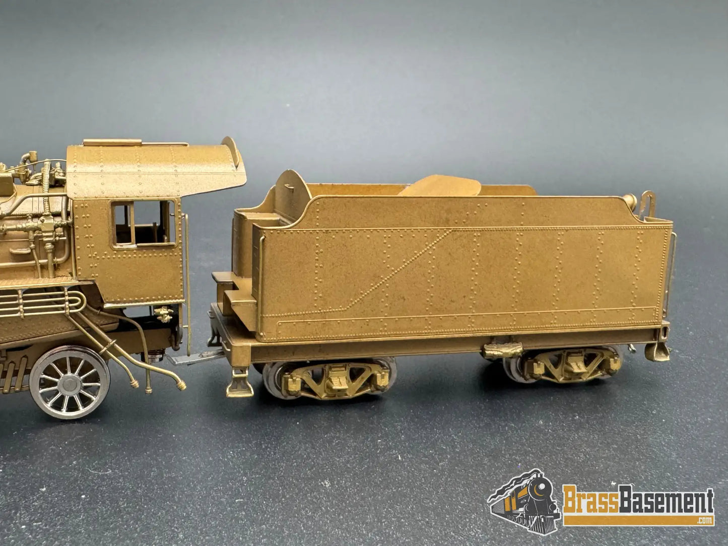 HO Brass - OMI 1435 Chesapeake & Ohio C&O A-16 4-4-2 w/ 9RA Tender - Unpainted J.P Steam