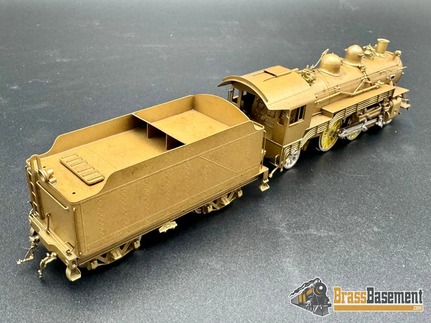 HO Brass - OMI 1435 Chesapeake & Ohio C&O A-16 4-4-2 w/ 9RA Tender - Unpainted J.P Steam