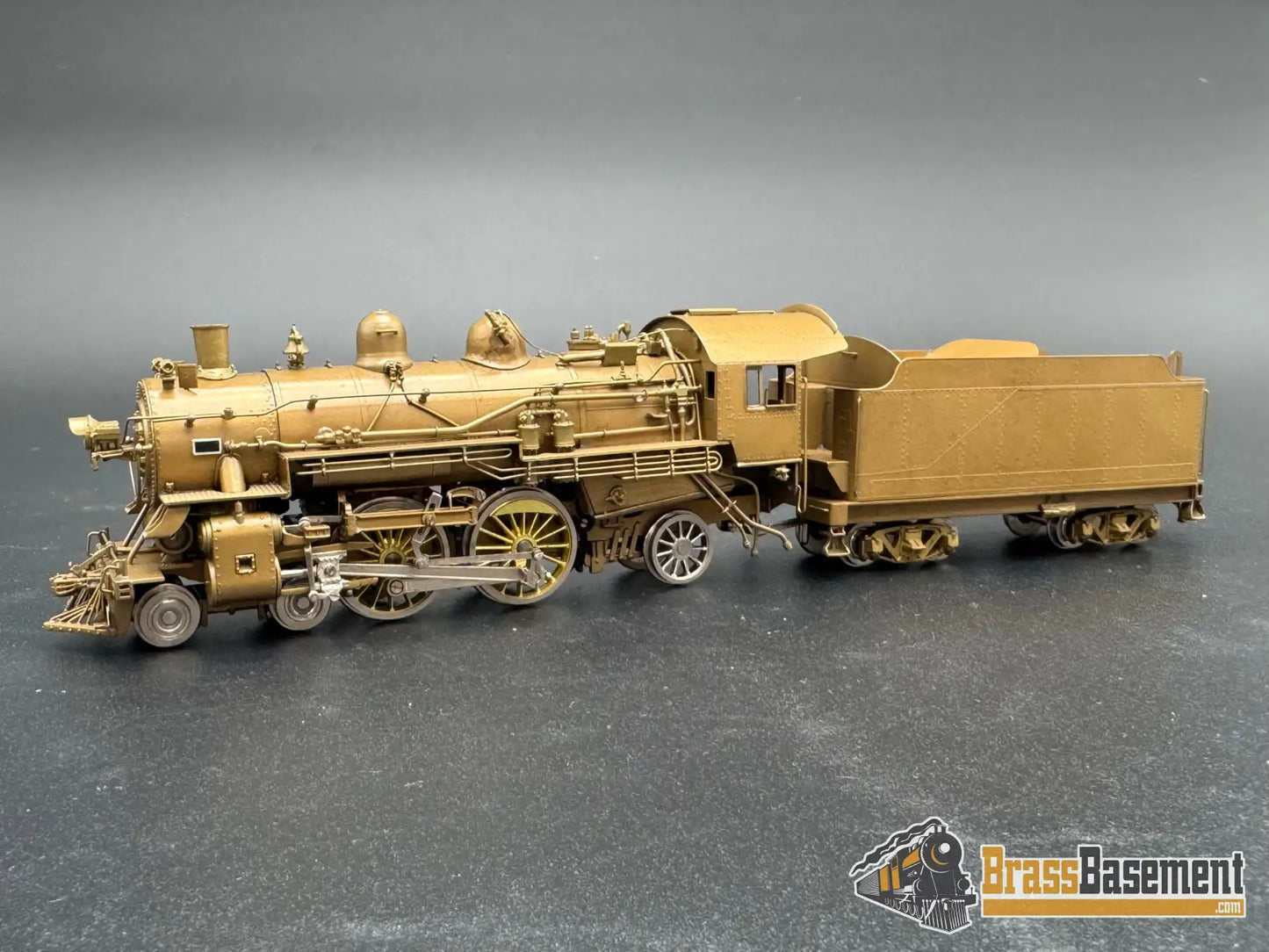 HO Brass - OMI 1435 Chesapeake & Ohio C&O A-16 4-4-2 w/ 9RA Tender - Unpainted J.P Steam