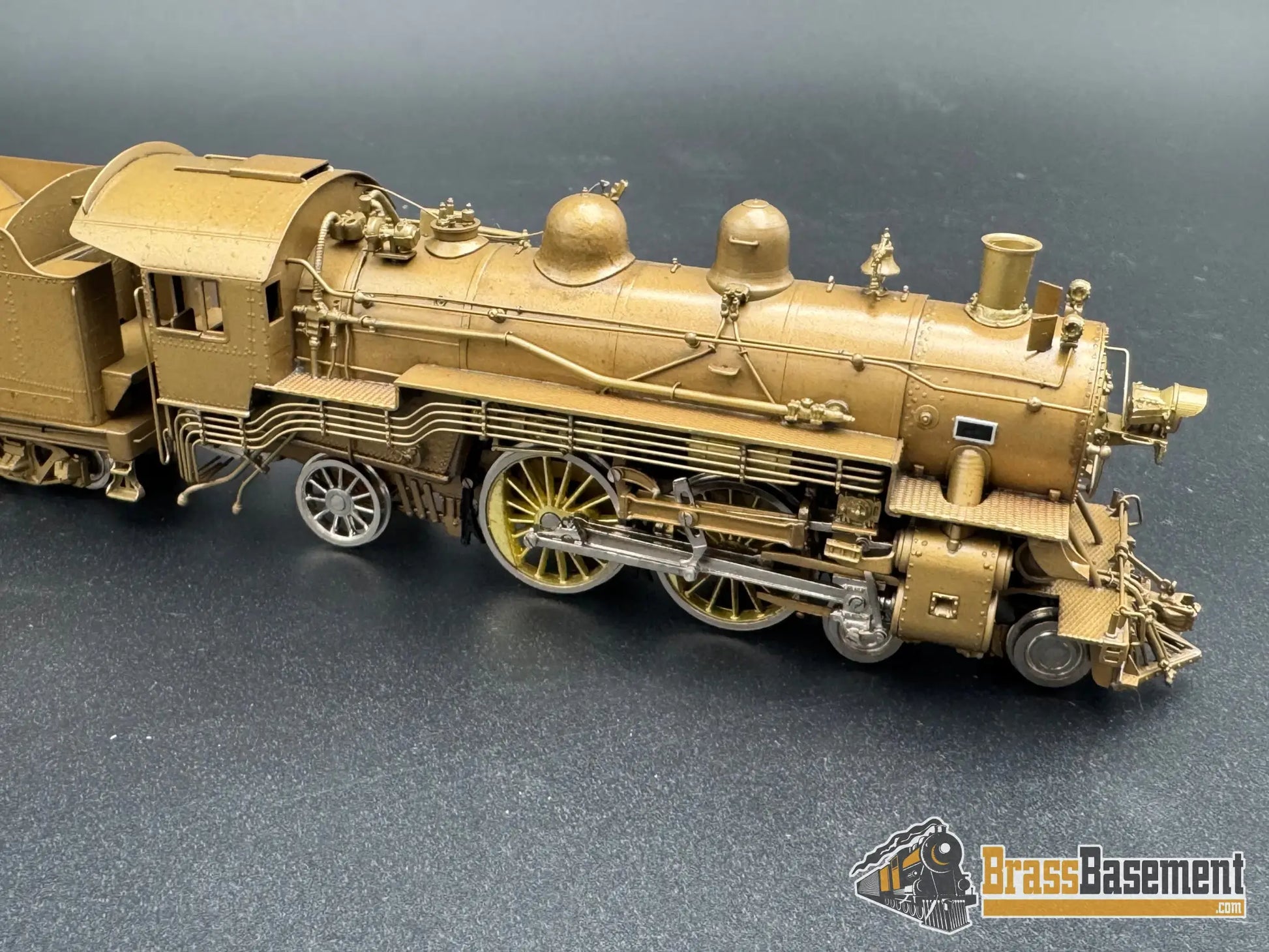 HO Brass - OMI 1435 Chesapeake & Ohio C&O A-16 4-4-2 w/ 9RA Tender - Unpainted J.P Steam
