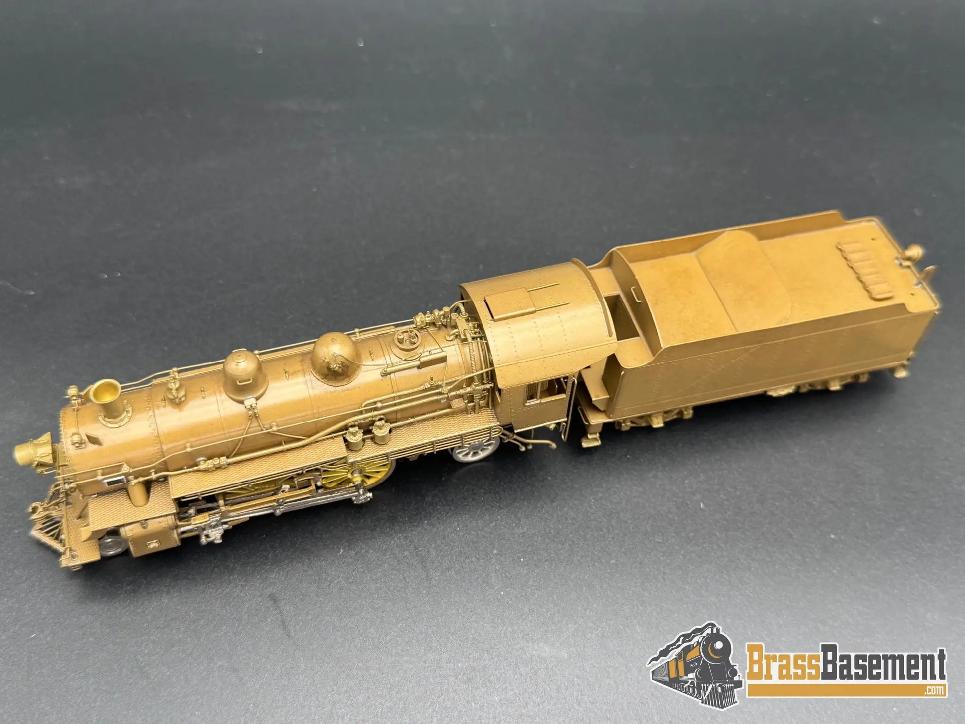 HO Brass - OMI 1435 Chesapeake & Ohio C&O A-16 4-4-2 w/ 9RA Tender - Unpainted J.P Steam