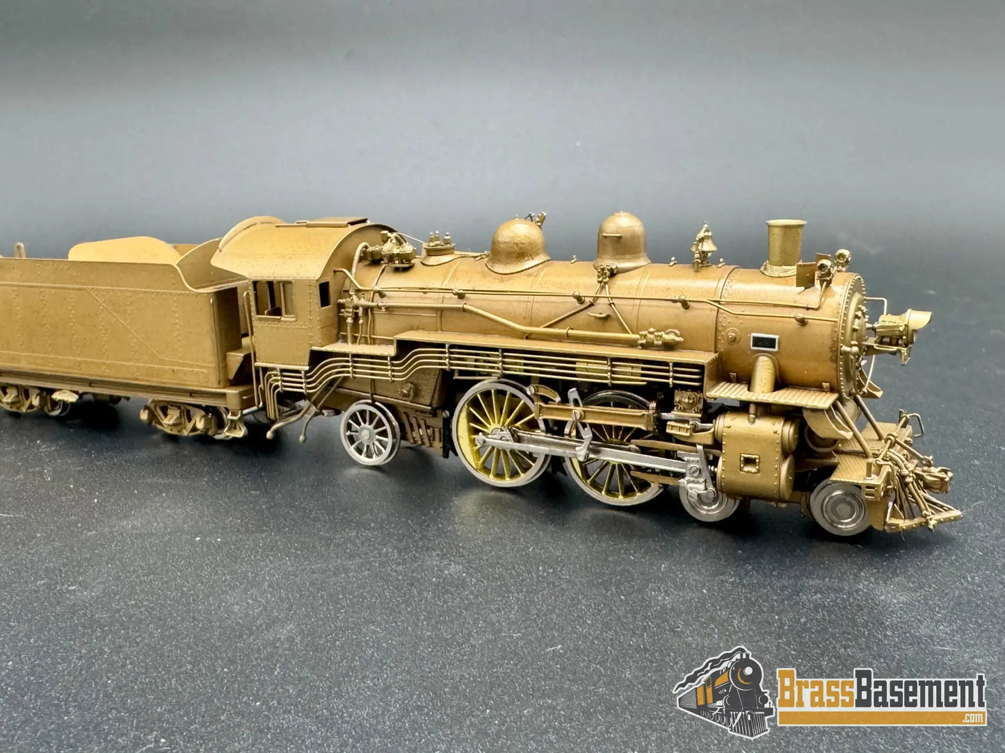 HO Brass - OMI 1435 Chesapeake & Ohio C&O A-16 4-4-2 w/ 9RA Tender - Unpainted J.P Steam