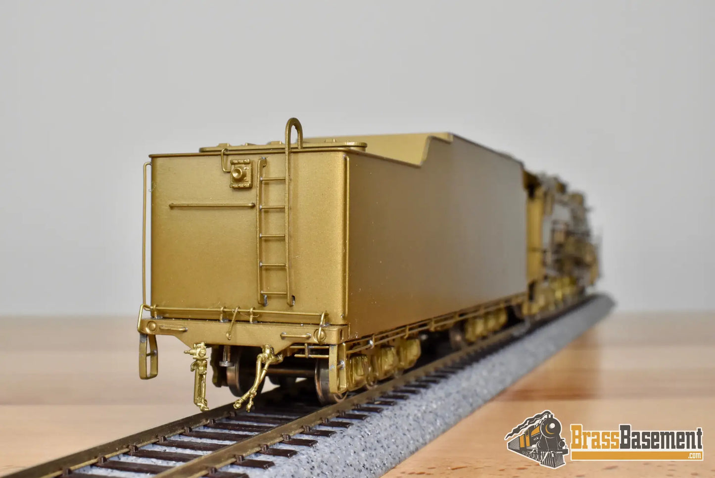 HO Brass - OMI 1438 CB&Q Burlington O-5 4-8-4 w/ Elesco FWH - Unpainted Mint - Steam