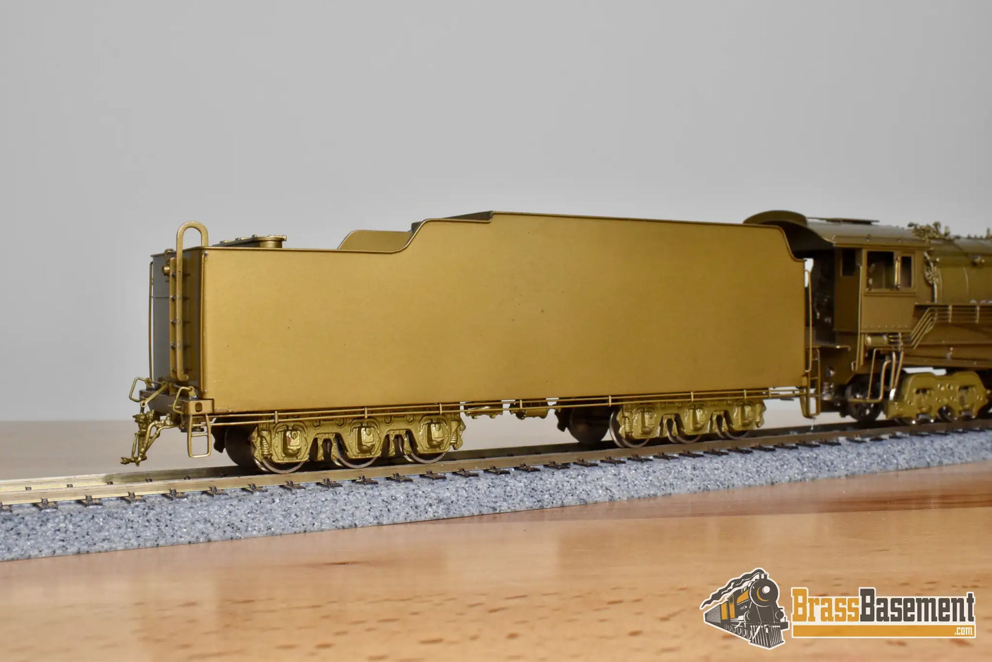 HO Brass - OMI 1438 CB&Q Burlington O-5 4-8-4 w/ Elesco FWH - Unpainted Mint - Steam