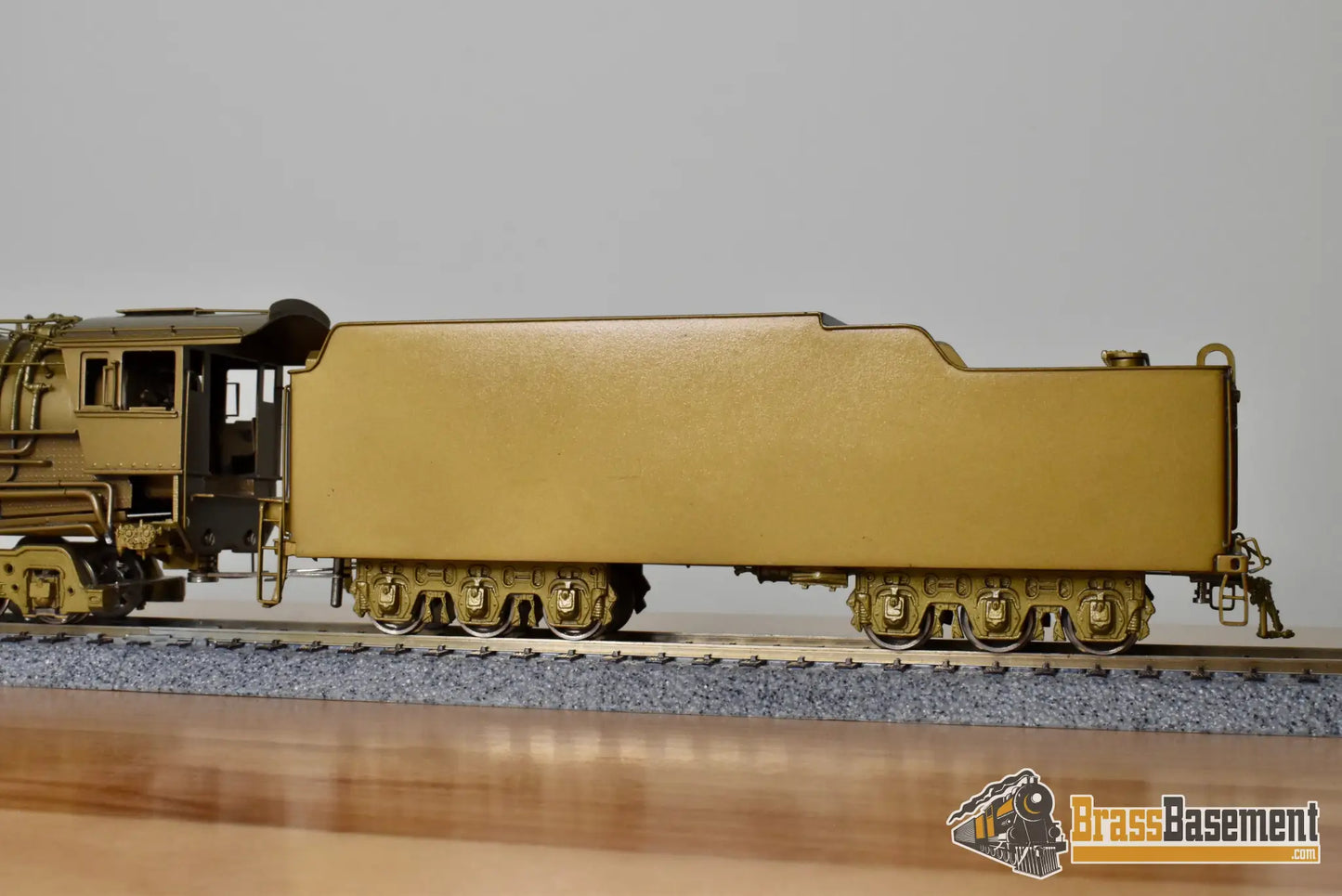 HO Brass - OMI 1438 CB&Q Burlington O-5 4-8-4 w/ Elesco FWH - Unpainted Mint - Steam