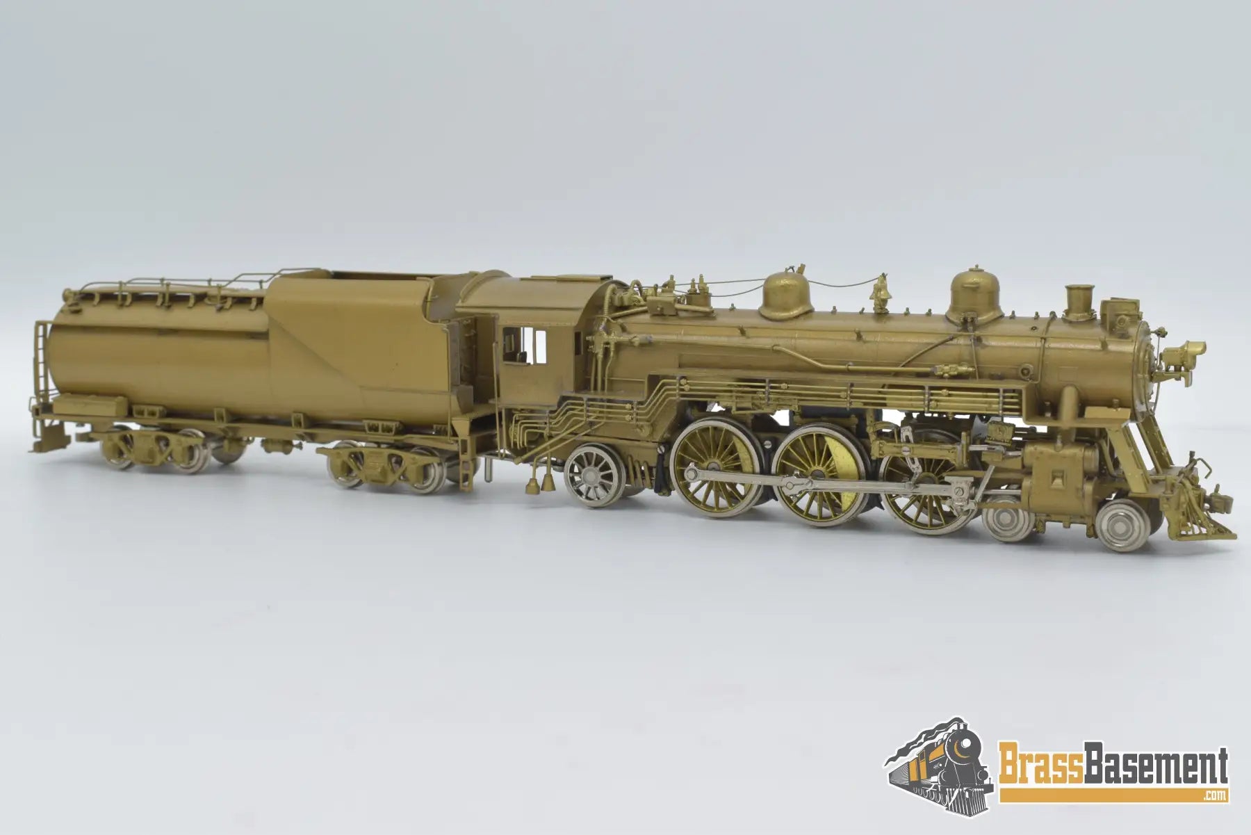 Ho Brass - Omi 1445 Chesapeake & Ohio F - 15 4 - 6 - 2 W/ Vanderbilt Tender Unpainted Steam