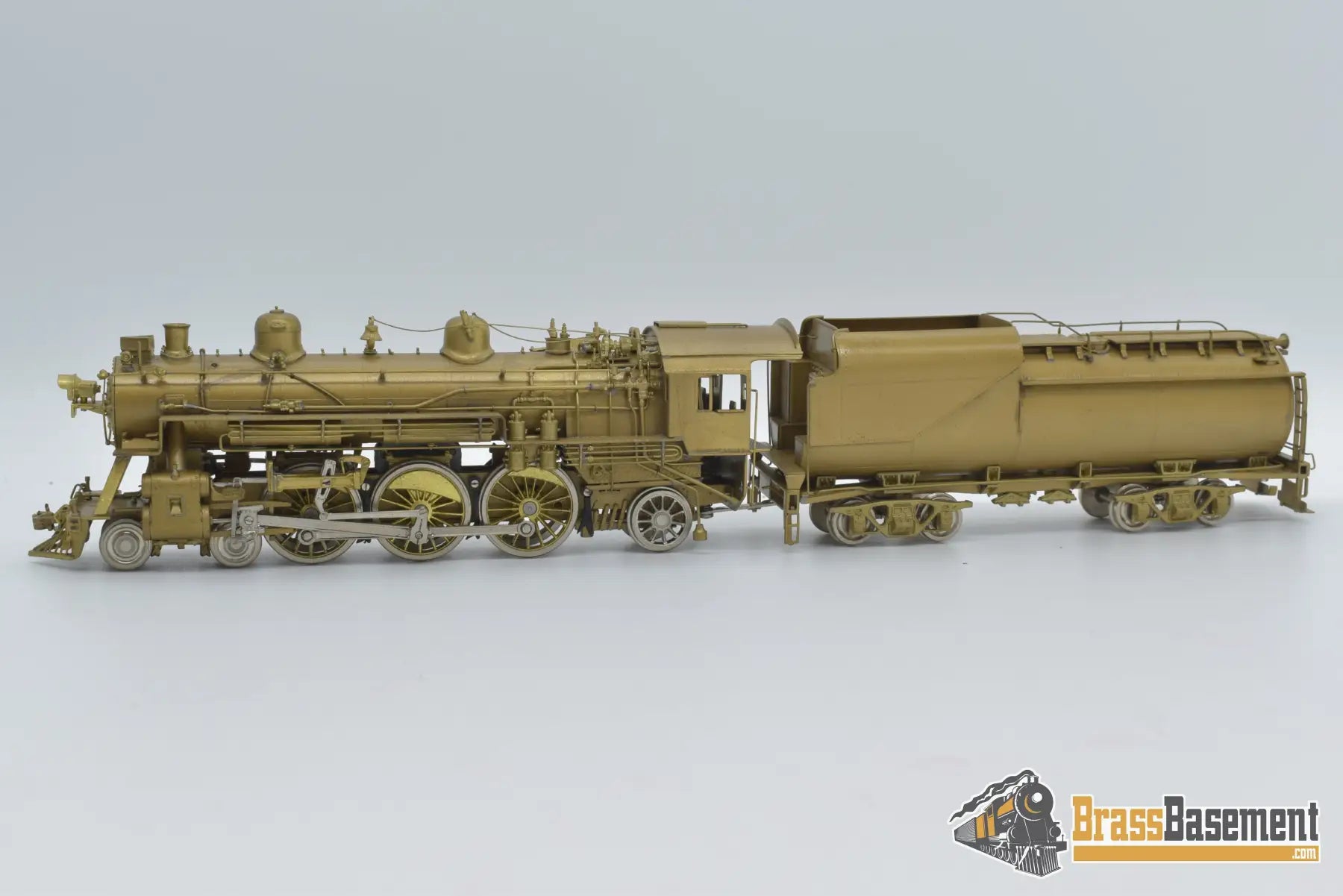 Ho Brass - Omi 1445 Chesapeake & Ohio F - 15 4 - 6 - 2 W/ Vanderbilt Tender Unpainted Steam