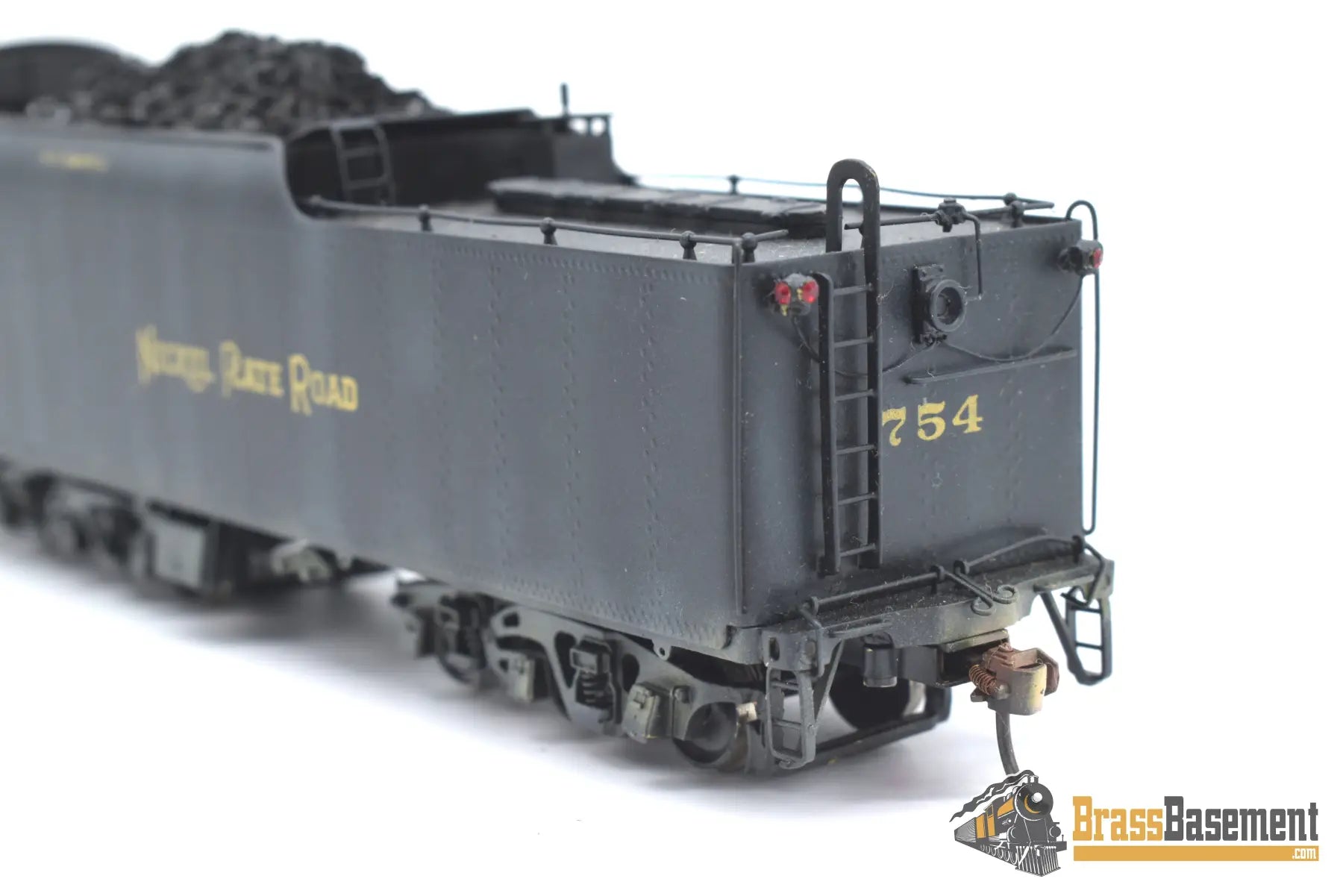 Ho Brass - Omi 1449 Nickel Plate 754 2 - 8 - 4 S - 2 Berkshire Nicely Painted Steam