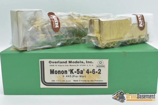 Ho Brass - Omi 1473 Monon K - 5A 4 - 6 - 2 Pre - War New
