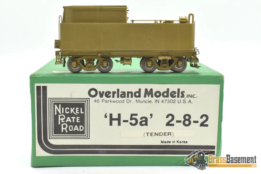 HO Brass - OMI 1479 Nickel Plate NKP 2-8-2 H-5a TENDER ONLY - Unpainted Freight