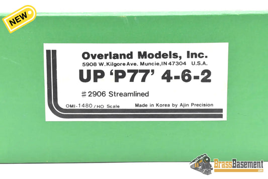 Ho Brass - Overland Omi 1480 Union Pacific P77 #2906 Streamlined For 49Er Never Unwrapped Steam