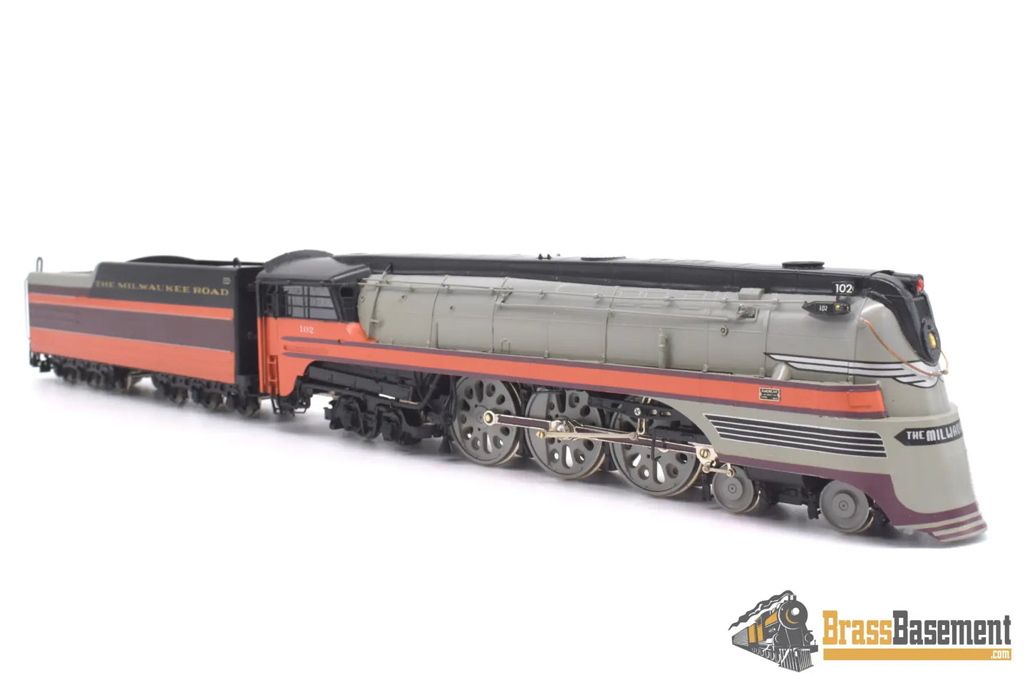 Ho Brass - Omi 1483.1 Milwaukee Road F7 4 - 6 - 4 Hudson Pro Paint Steam