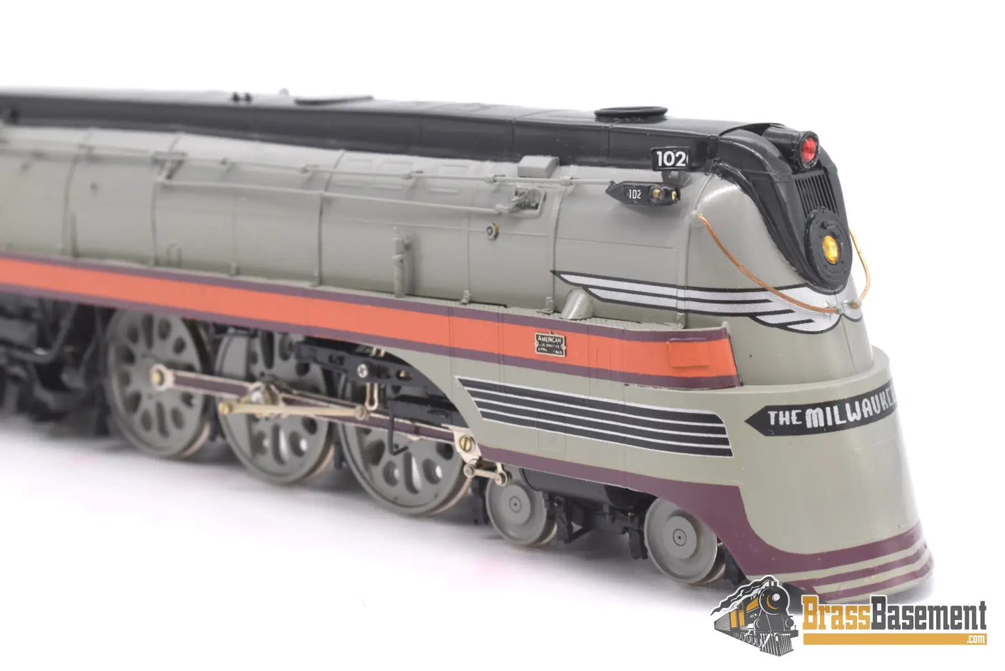 Ho Brass - Omi 1483.1 Milwaukee Road F7 4 - 6 - 4 Hudson Pro Paint Steam