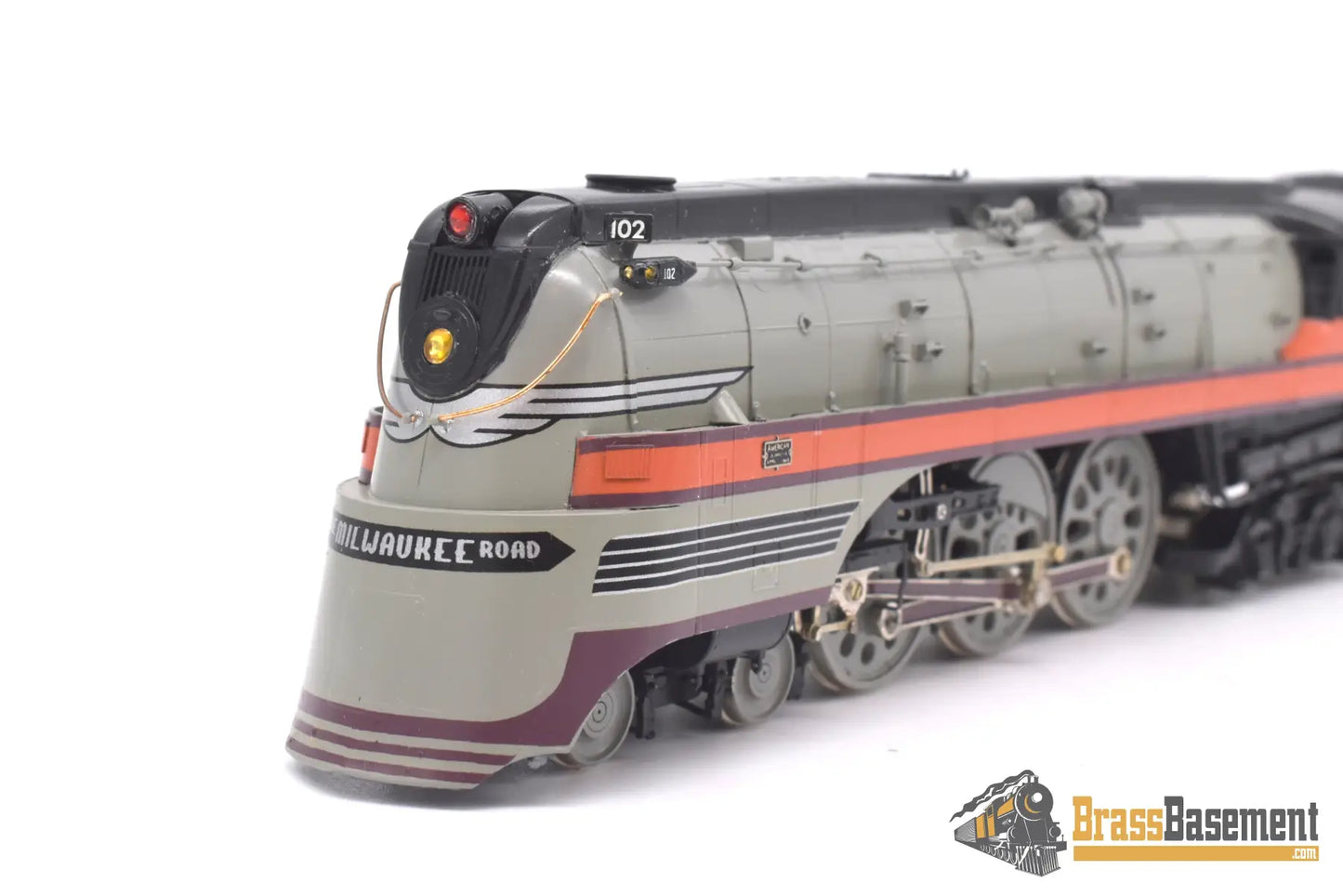Ho Brass - Omi 1483.1 Milwaukee Road F7 4 - 6 - 4 Hudson Pro Paint Steam