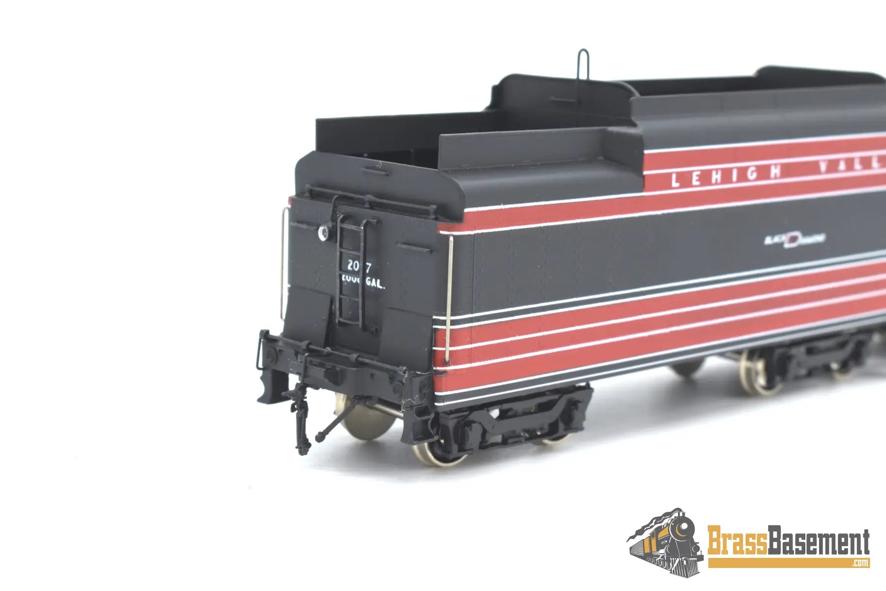 Ho Brass - Omi 1487.1 Lehigh Valley ‘Black Diamond’ K - 6S 4 - 6 - 2 #2097 F/P Steam