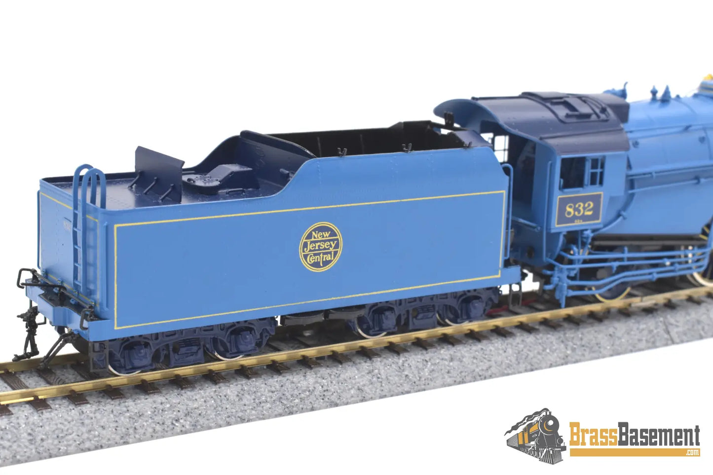 Ho Brass - Omi 1489.1 Cnj Central Rr Of New Jersey G - 3 Blue Comet 4 - 6 - 2 #832 Mint F/P Steam