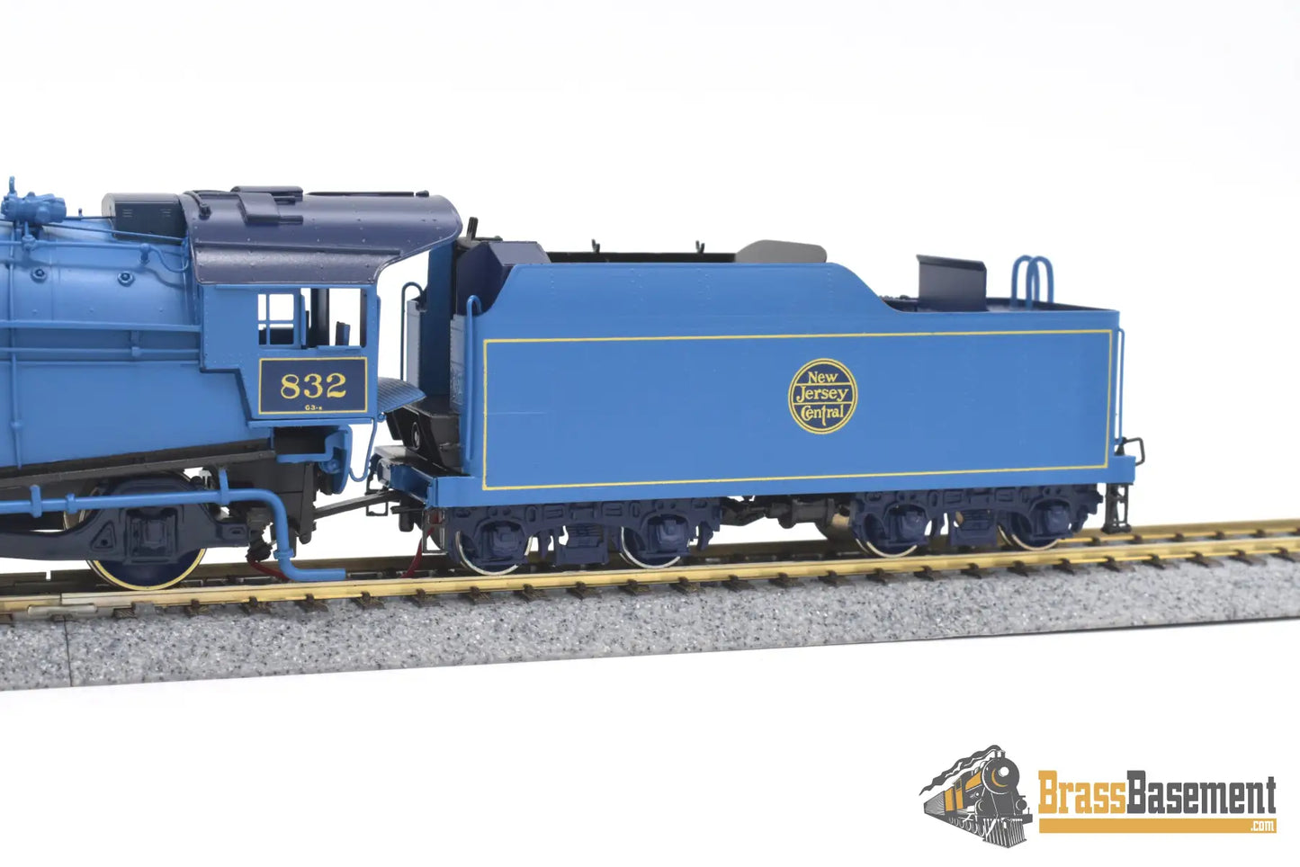 Ho Brass - Omi 1489.1 Cnj Central Rr Of New Jersey G - 3 Blue Comet 4 - 6 - 2 #832 Mint F/P Steam