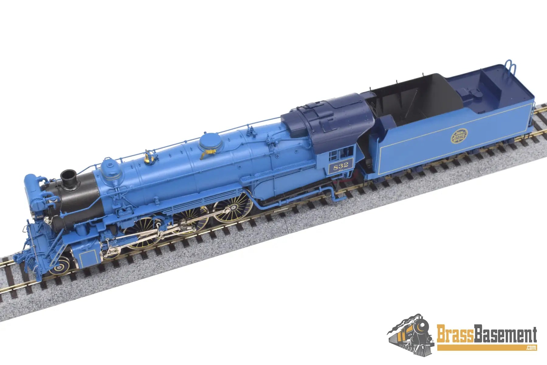 Ho Brass - Omi 1489.1 Cnj Central Rr Of New Jersey G - 3 Blue Comet 4 - 6 - 2 #832 Mint F/P Steam