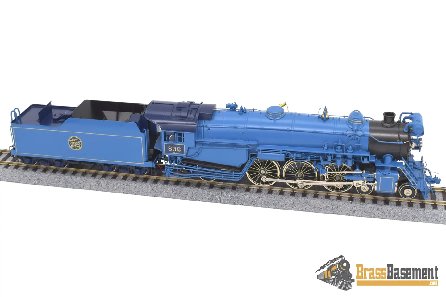 Ho Brass - Omi 1489.1 Cnj Central Rr Of New Jersey G - 3 Blue Comet 4 - 6 - 2 #832 Mint F/P Steam