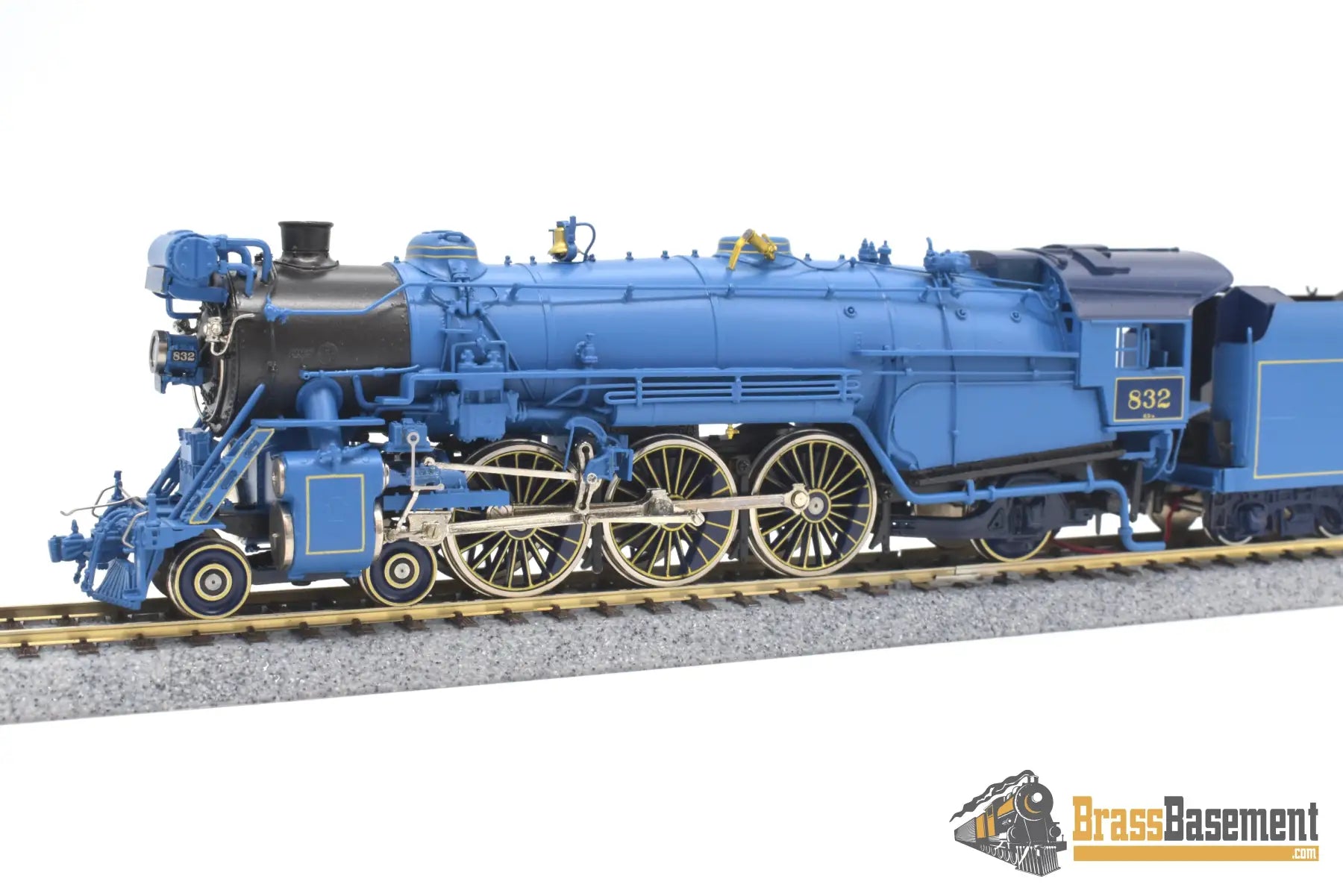 Ho Brass - Omi 1489.1 Cnj Central Rr Of New Jersey G - 3 Blue Comet 4 - 6 - 2 #832 Mint F/P Steam
