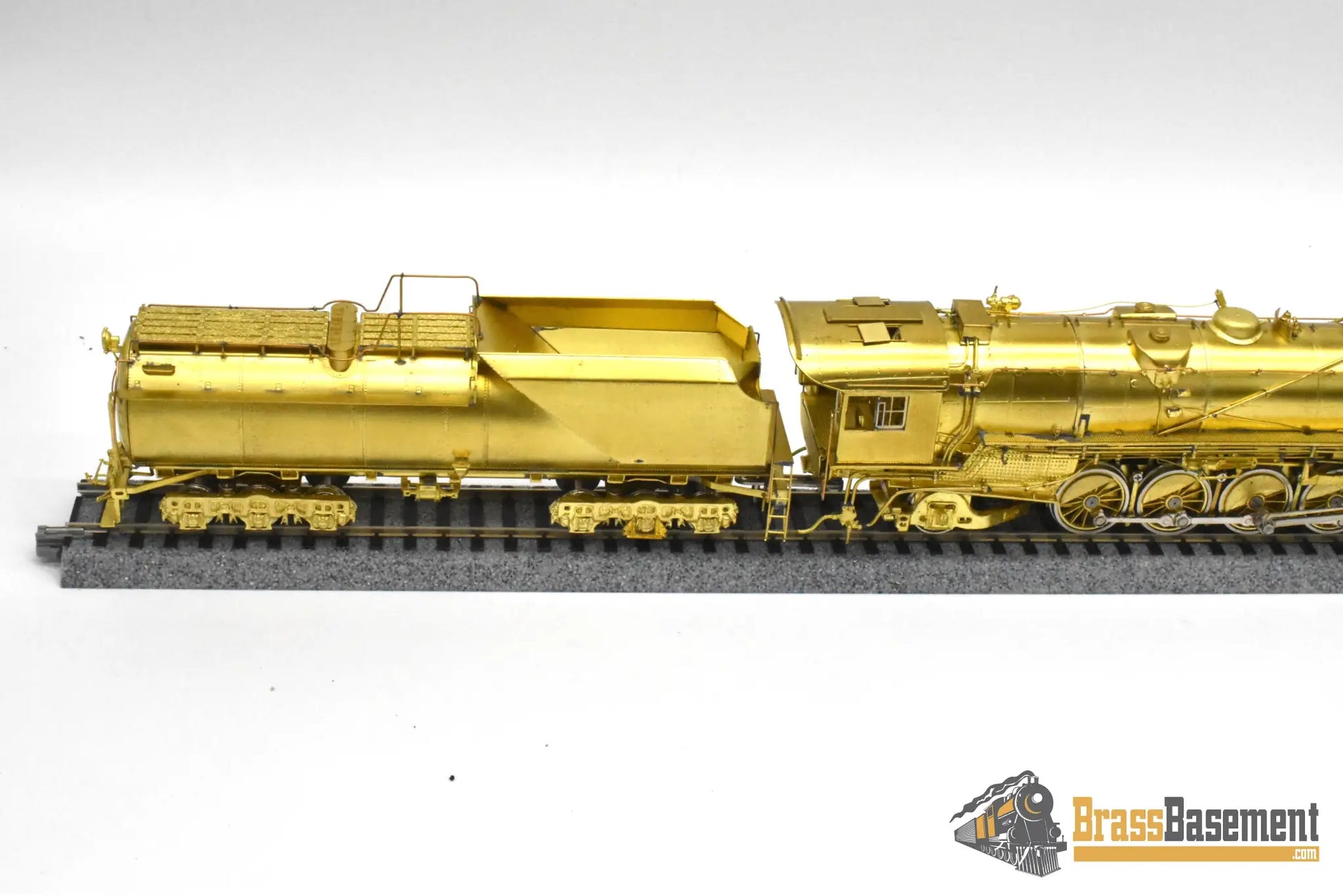 HO Brass – OMI 1496 B&O Baltimore & Ohio S-1a 2-10-2 Big Six – Unpainted - Brass Steam Locomotive