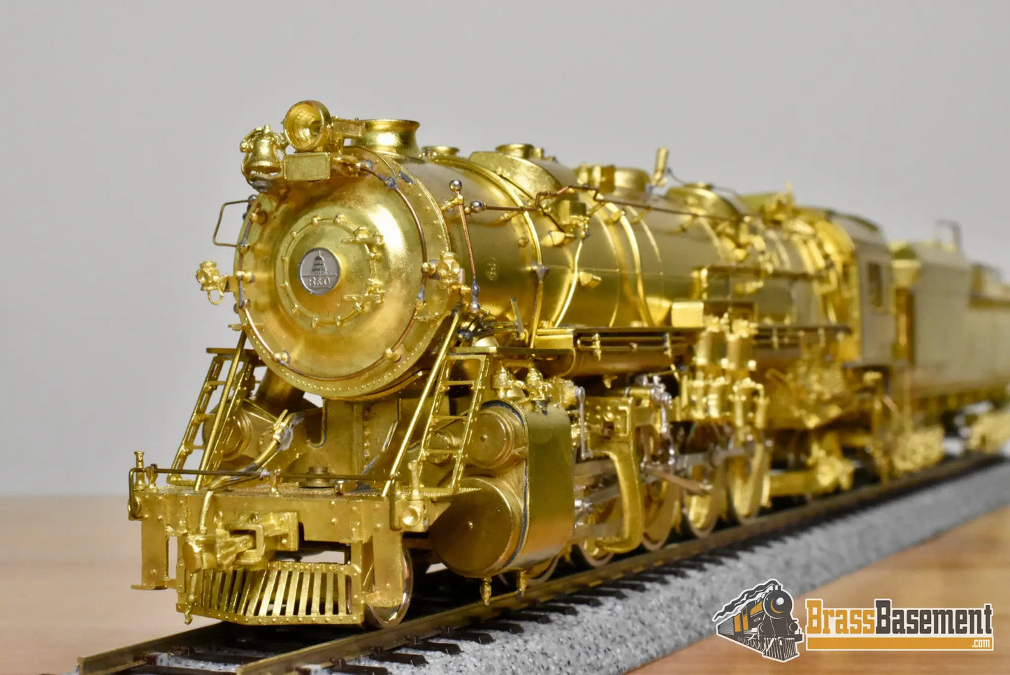 HO Brass – OMI 1496 B&O Baltimore & Ohio S-1a 2-10-2 Big Six – Unpainted - Brass Steam Locomotive