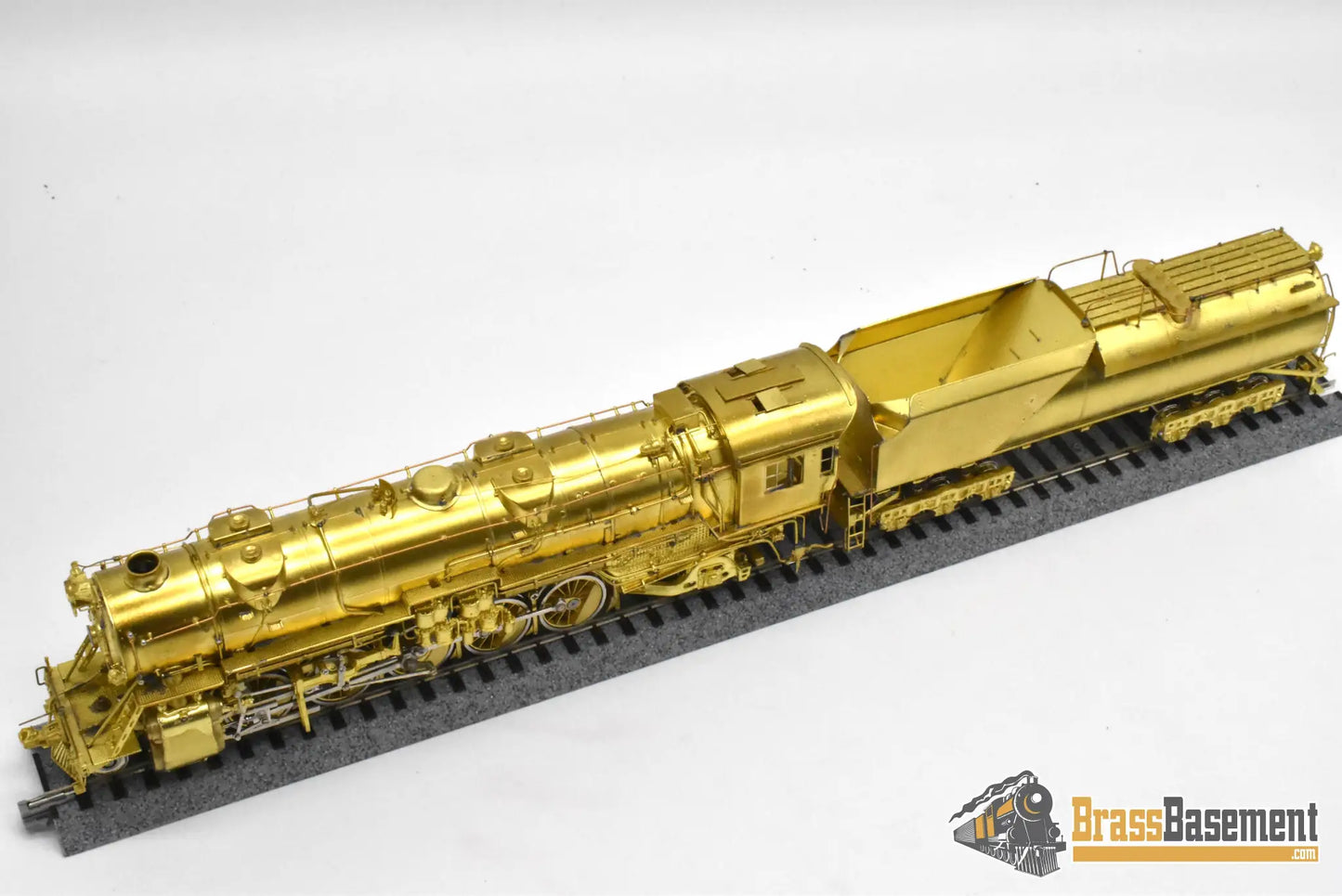 HO Brass – OMI 1496 B&O Baltimore & Ohio S-1a 2-10-2 Big Six – Unpainted - Brass Steam Locomotive